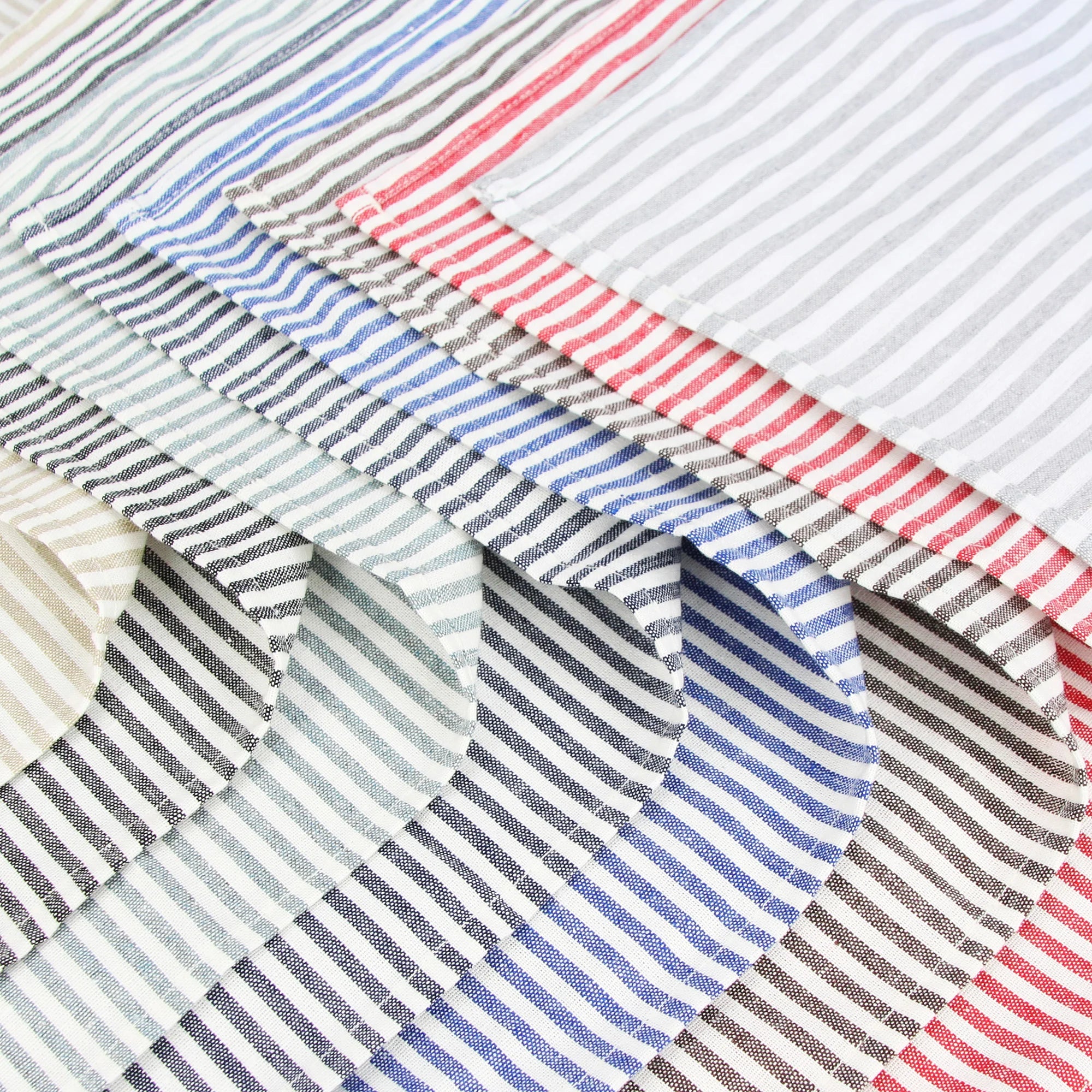 Serviette de table lot 12 lin coton style europe - vue 8 sur 7