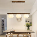suspension moderne en bois naturel lustre en forme de coton