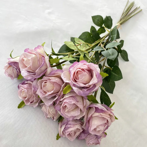 bouquet de roses artificielles pour décoration de mariage et jardin - vue 12 sur 11