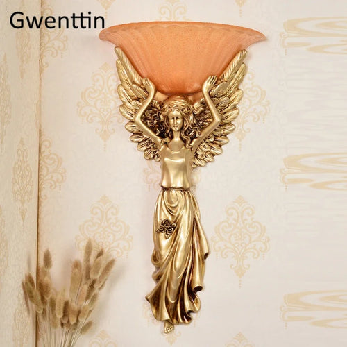 applique murale angel lampe rétro décorative pour intérieur moderne - vue 4 sur 6