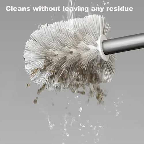 brosse de toilette murale en aluminium sans perforation sans angle mort - vue 3 sur 8