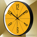 horloge murale silencieuse moderne pour décoration intérieure facile à lire