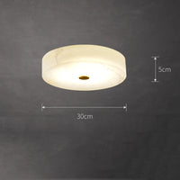 plafonnier circulaire en marbre luminaire nordique de luxe