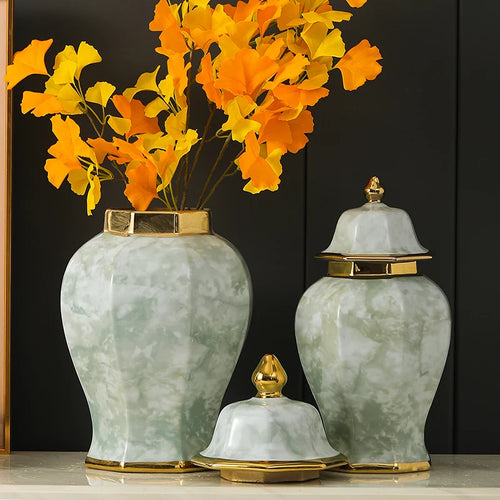 vase en céramique vintage pour fleurs de gingembre décoratif et pratique