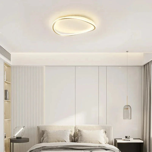 plafonnier triangle nordique moderne éclairage décoratif pour intérieur