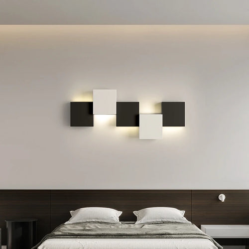 applique murale minimaliste moderne longue bande créative de luxe - vue 2 sur 9