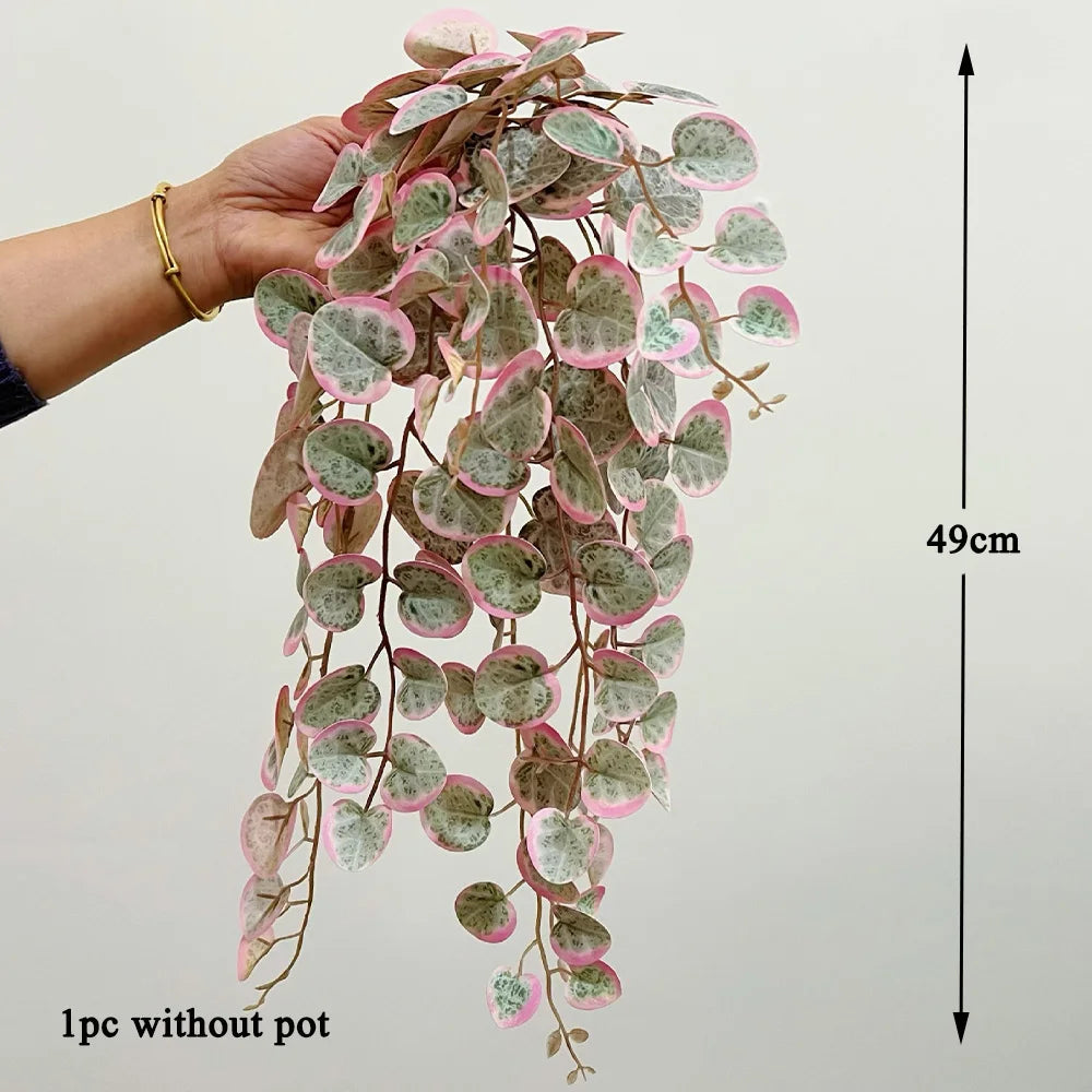plantes artificielles eucalyptus pour décoration murale et jardin - vue 5 sur 5