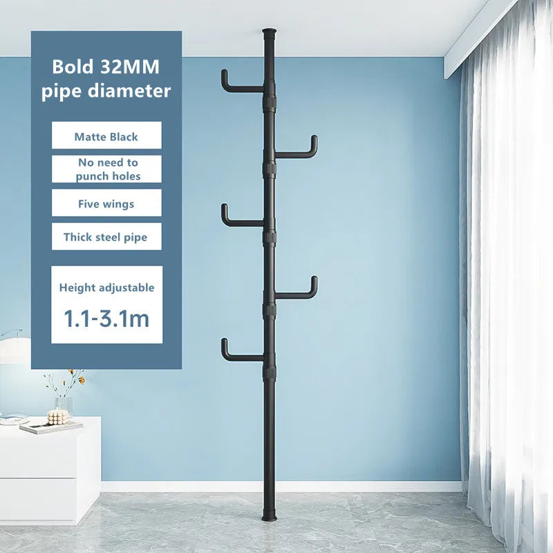 support de rangement vertical pour vêtements à la maison