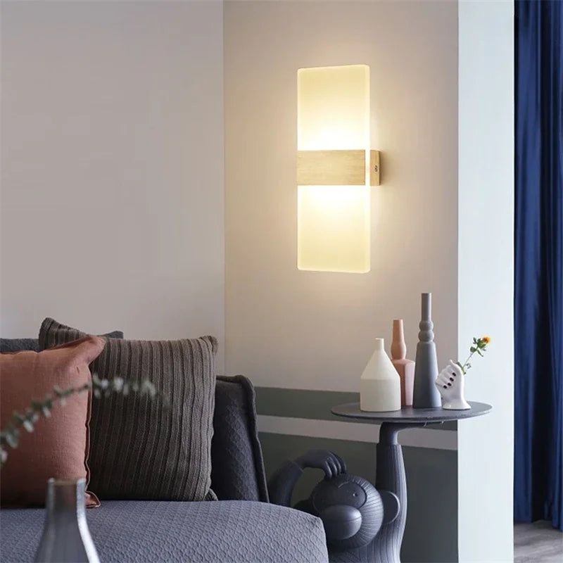 applique murale led morden luminaire décoratif d'intérieur - vue 4 sur 18