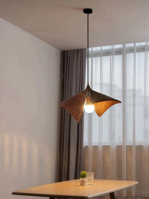 suspension nordique créative en résine avec éclairage décoratif - vue 2 sur 9