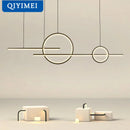 "qiyimei lampe suspension led pour bar et décoration intérieure"