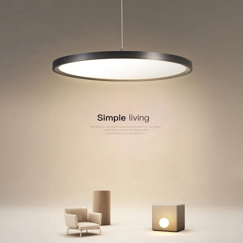 Suspension LED design nordique moderne minimaliste décorative