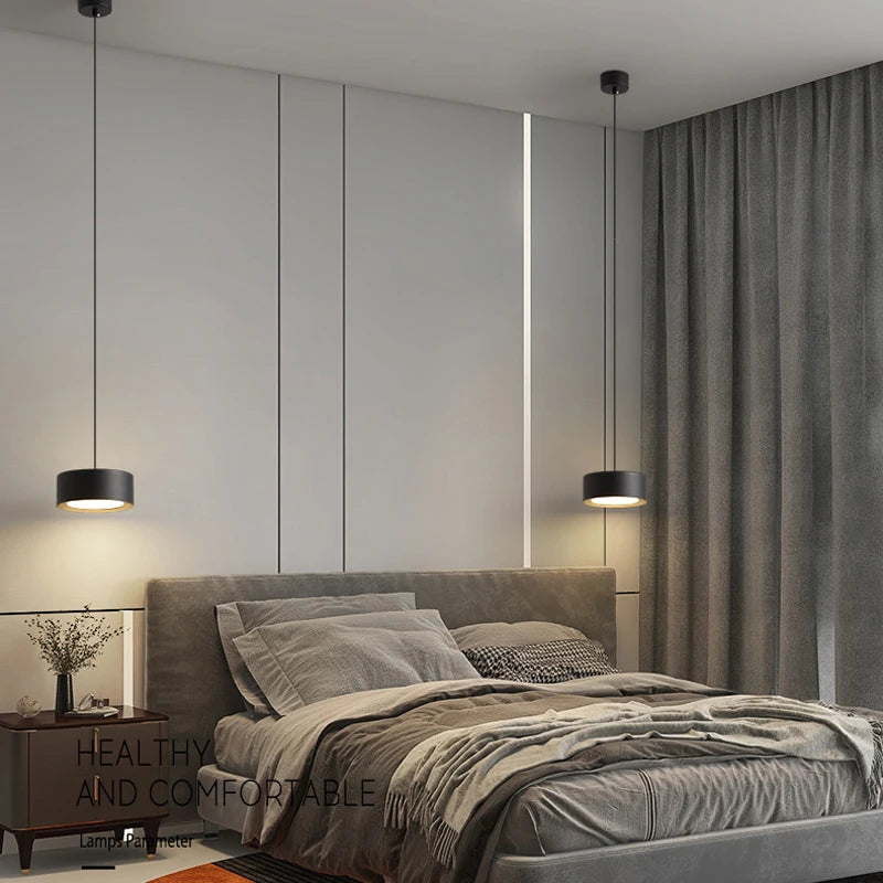 suspension led nordique simple fer lampes suspendues décoration