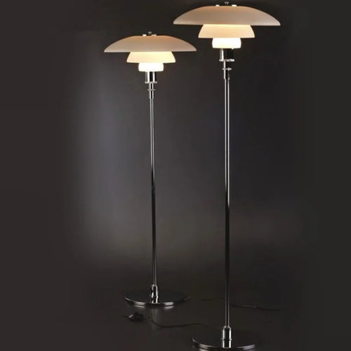 Post-moderne lampadaire de chevet design lampadaire en verre pour salon chambre étude décor minimaliste lampe LED sur pied