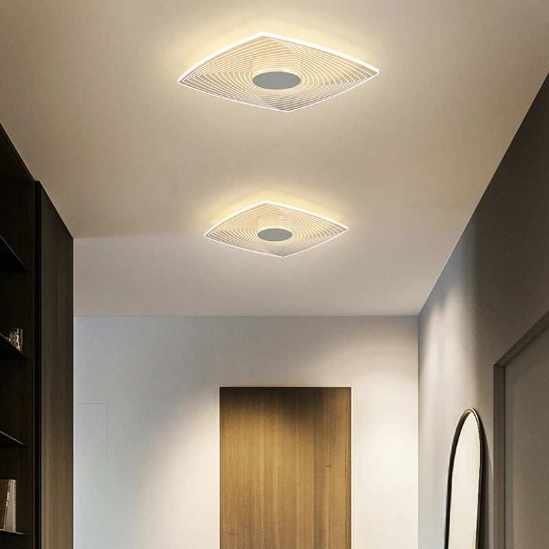 plafonnier moderne minimaliste en forme de fleur créatif