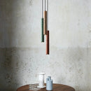 Suspension Terrazzo Bar Ciment Minimaliste Salle à manger Chambre Chevet Longue Bande Style Industriel Lampes À Tête Unique
