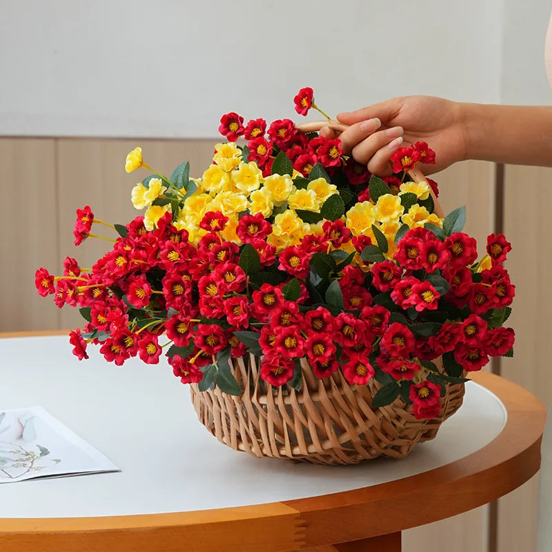 fleurs de roses artificielles en soie pour mariage et décoration - vue 3 sur 13