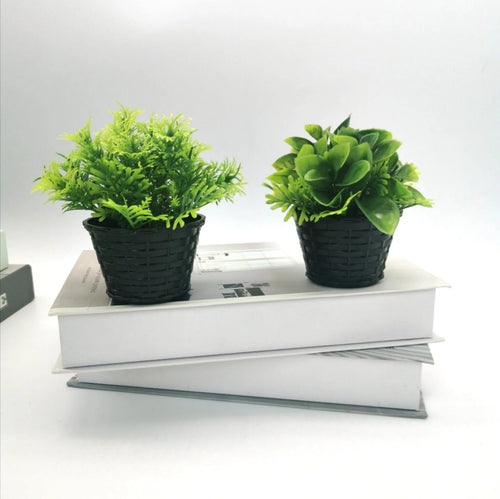 mini plante artificielle en pot pour décoration et événements festifs - vue 5 sur 11