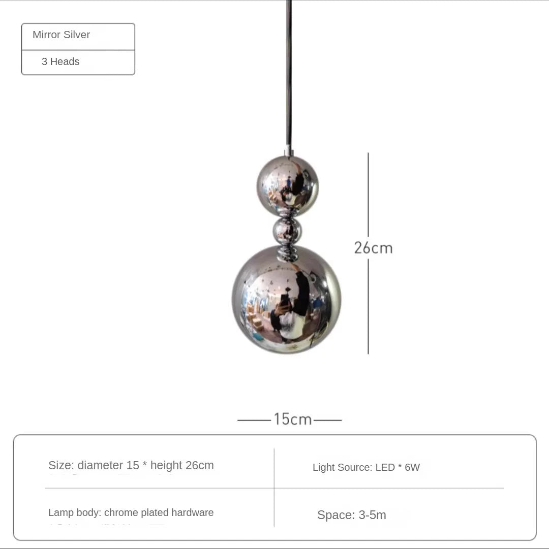 lustre LED bauhaus grand et luxueux pour décoration intérieure - vue 11 sur 11