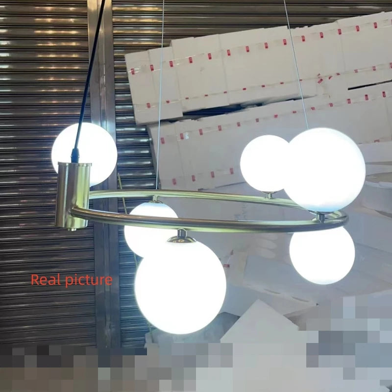 ampoule suspendue moderne en verre avec fil réglable idéale pour décorer - vue 7 sur 13