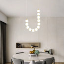 laiton led ronde suspension lumières fil réglable aluminium suspension lampe