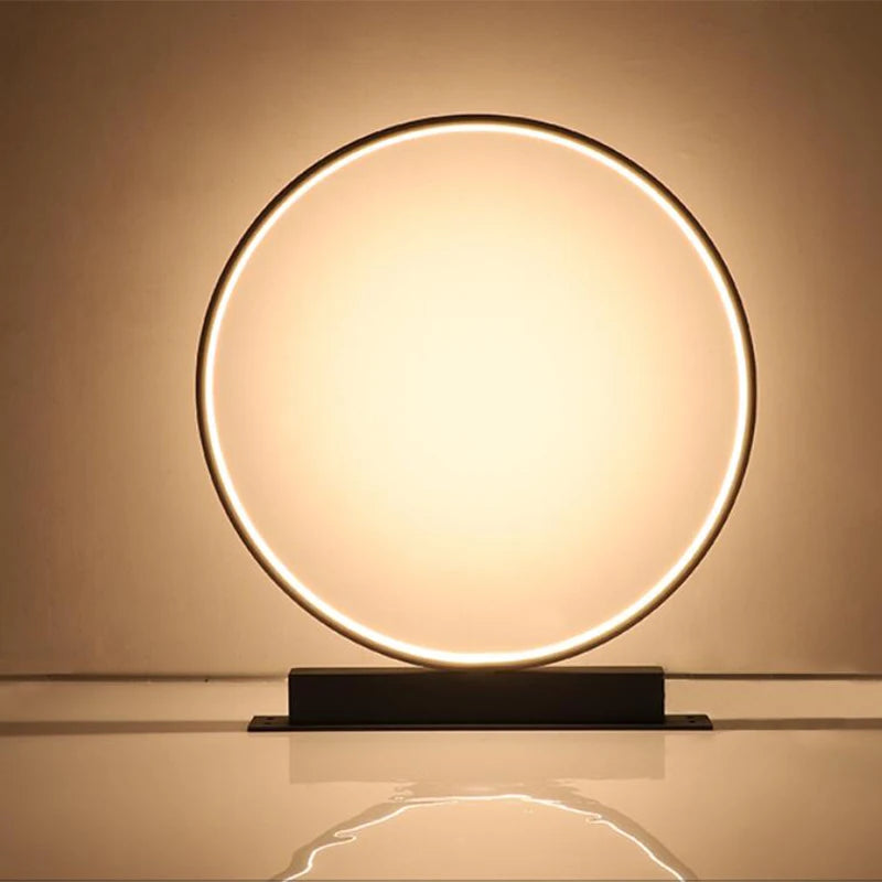 Lampe LED ronde imperméable en aluminium