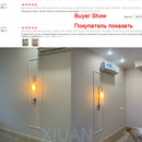 suspension moderne avec abat-jour en verre transparent led