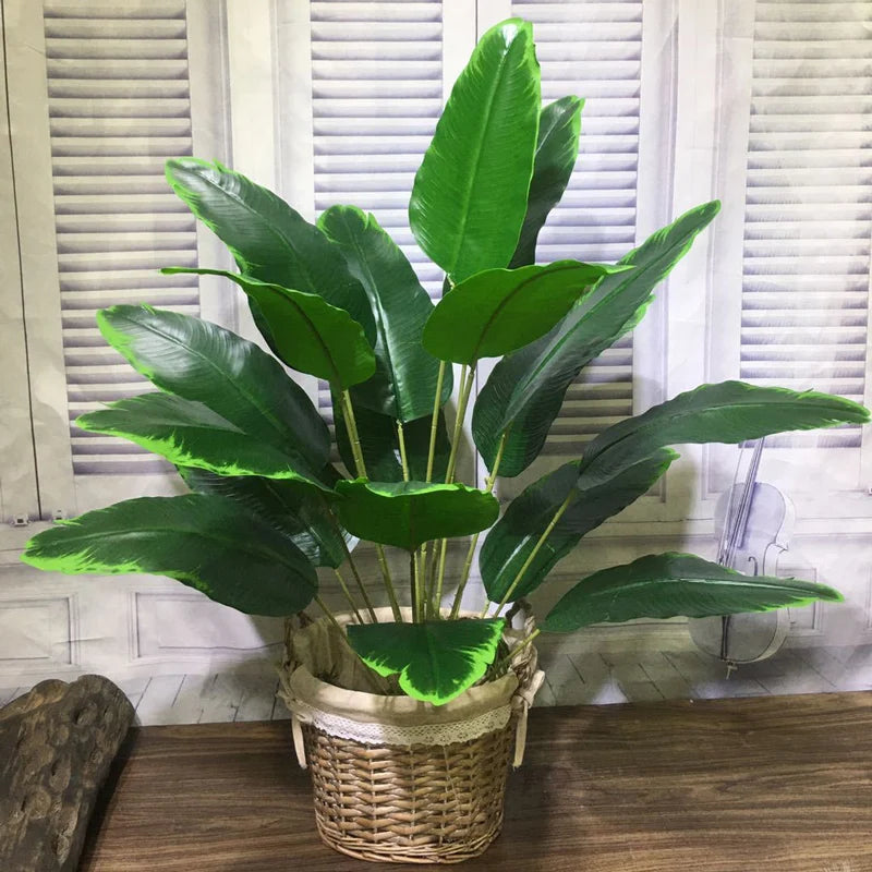 plantes artificielles tropicales feuilles de palmier pour décoration intérieure - vue 5 sur 7