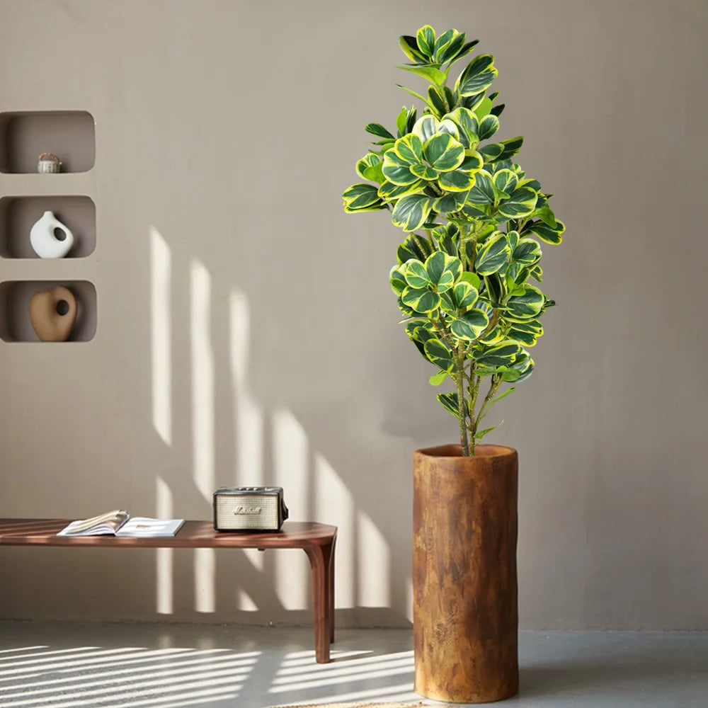 arbre artificiel ficus en plastique pour décoration extérieure - vue 6 sur 9