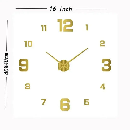 horloge murale rétro nordique silencieuse pour intérieur élégant - vue 16 sur 15