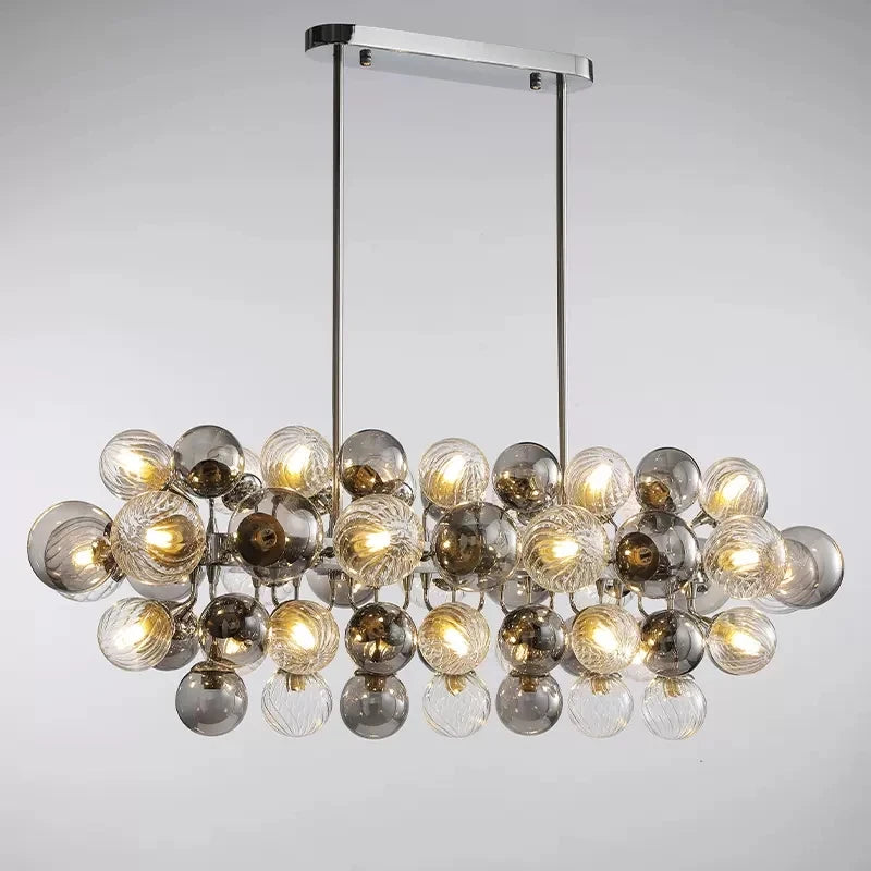 2024 Modern Originality LED Chandelier For Dining Room Living Room Bar Kitchen Magic Bean Molecular Lamp - vue 3 sur 7