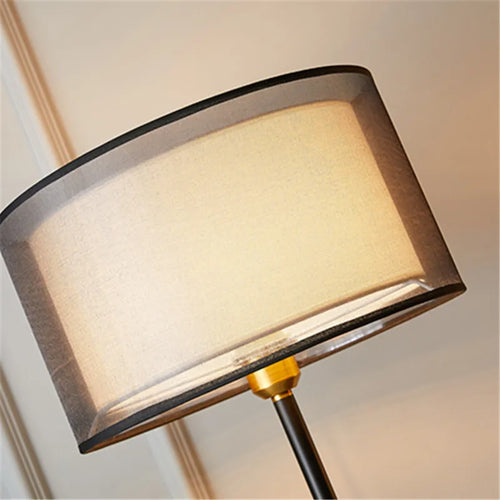 lampe de table en tissu vintage nordique design luxe - vue 5 sur 10