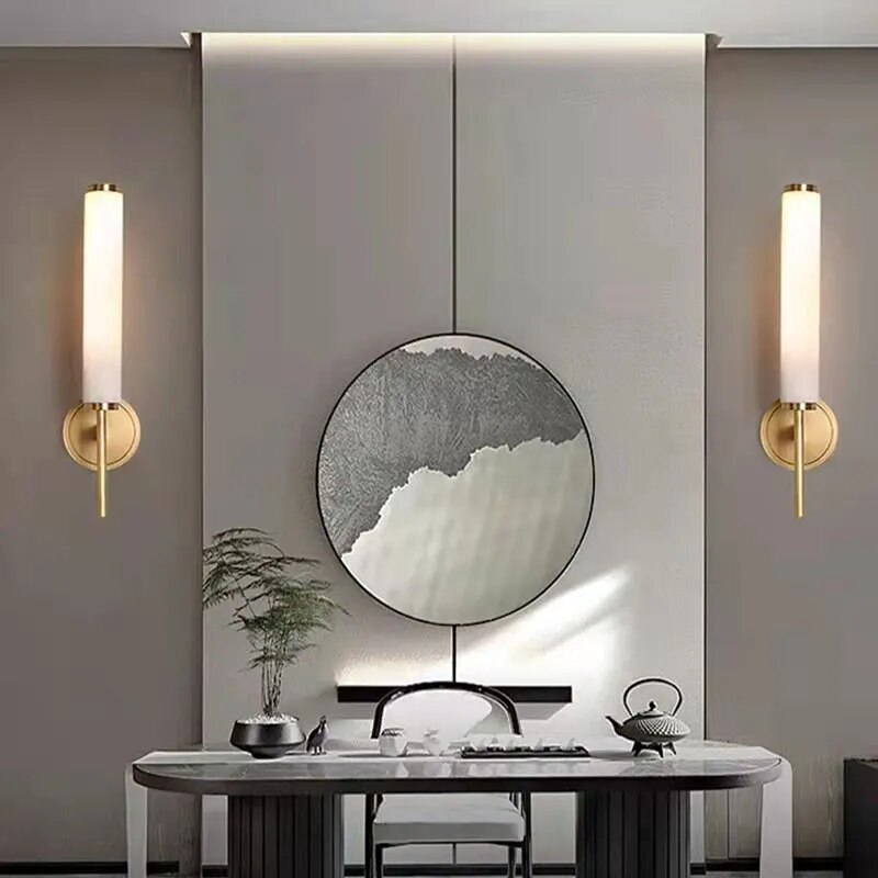 Applique murale LED en marbre naturel - vue 4 sur 7