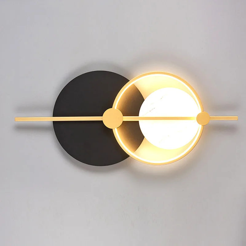applique murale led nordique de luxe pour hôtel