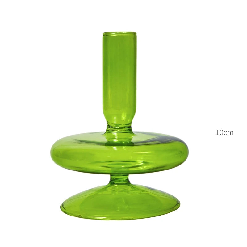 bougeoirs nordiques en verre pour mariage et cadeaux décoratifs - vue 15 sur 16