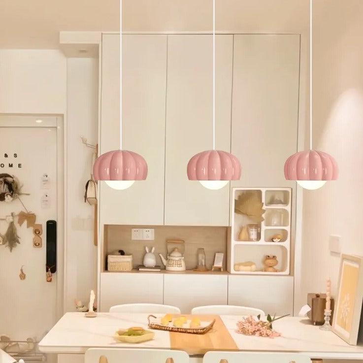 Suspension design fleur colorée - vue 4 sur 8