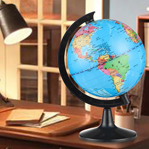 petit globe terrestre rotatif pour apprendre la géographie - vue 6 sur 6
