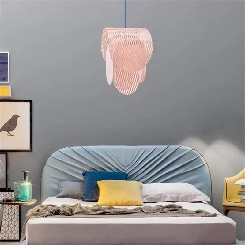 suspension nordic simple rose pour décoration chambre enfant - vue 5 sur 10