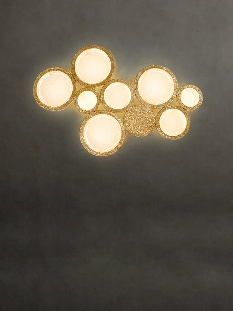 applique murale led miroir magique en cuivre décoration externe - vue 3 sur 8