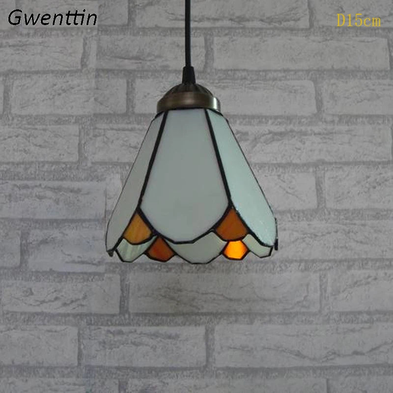 suspension tiffany méditerranéenne pour décoration intérieure élégante - vue 8 sur 9