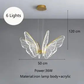 suspension design en acrylique pour décoration moderne de luxe - vue 12 sur 21