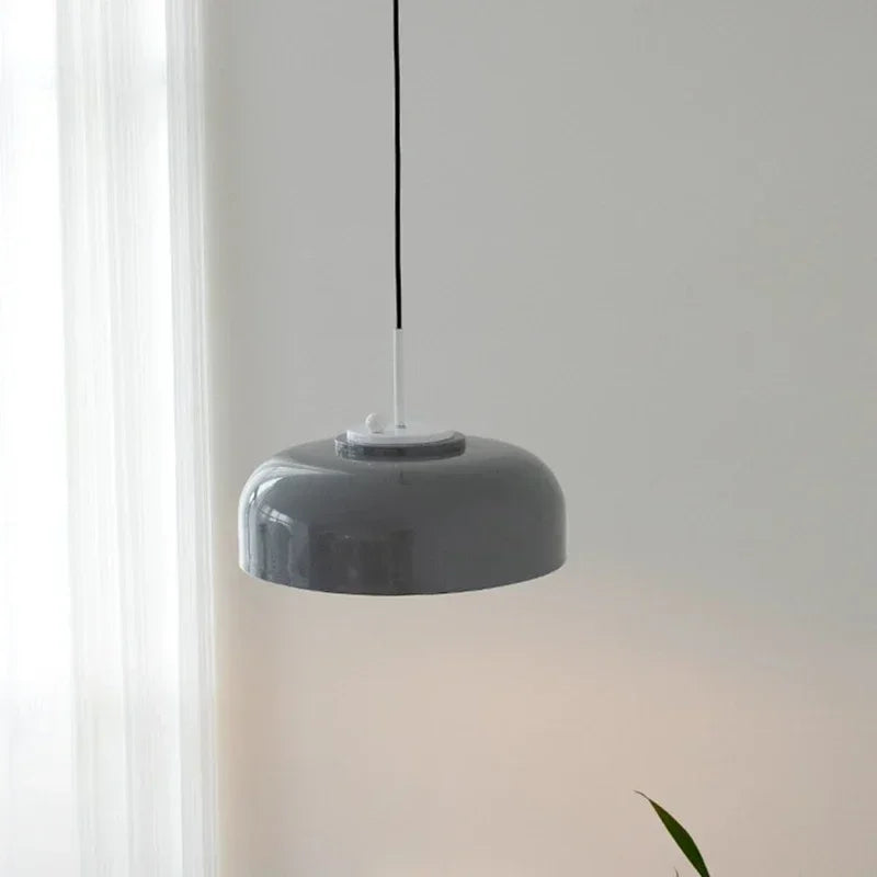 suspension en maille nid d'abeille design danois à led - vue 3 sur 9
