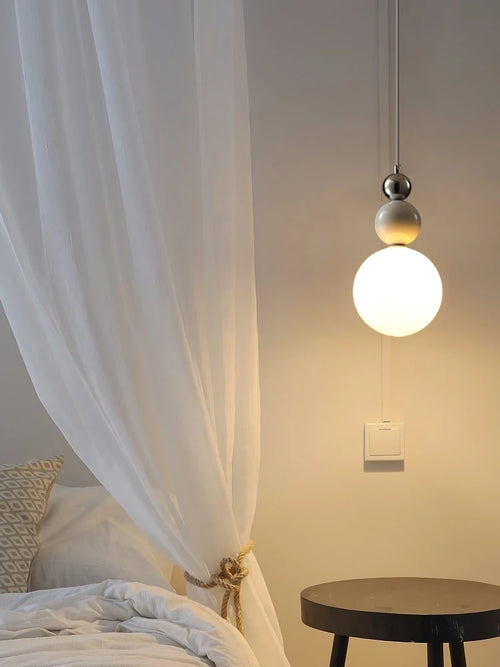 lustre nordique moderne en forme de gourde créative pour intérieur - vue 3 sur 12