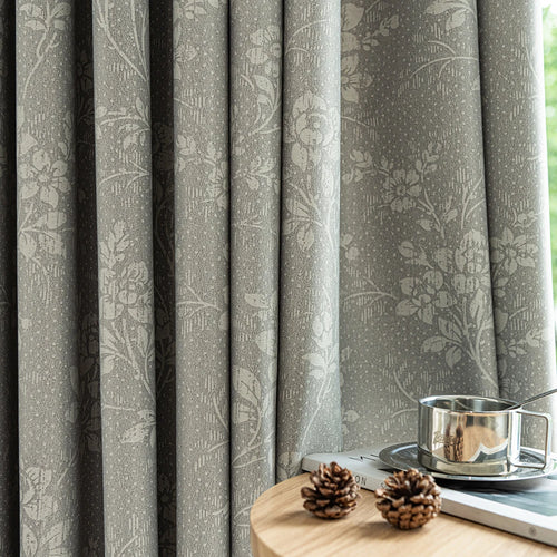 Rideau occultant floral moderne pour salon et chambre - vue 4 sur 9