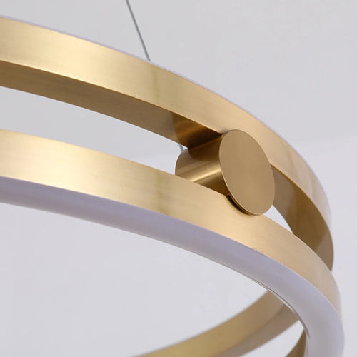 lustre circulaire moderne design créatif pour intérieur lumineux - vue 7 sur 15