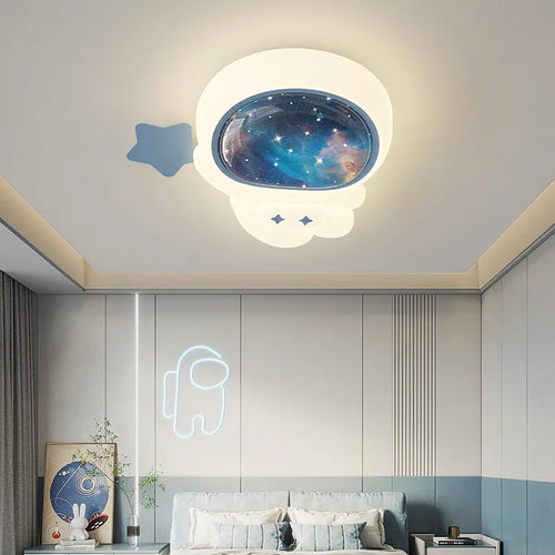 plafonnier mignon pour chambre d'enfant thème astronaute et princesse - vue 6 sur 8