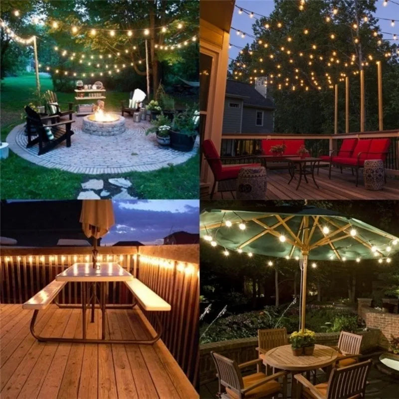 guirlande lumineuse led en forme de boule pour extérieur et décoration festive - vue 6 sur 9