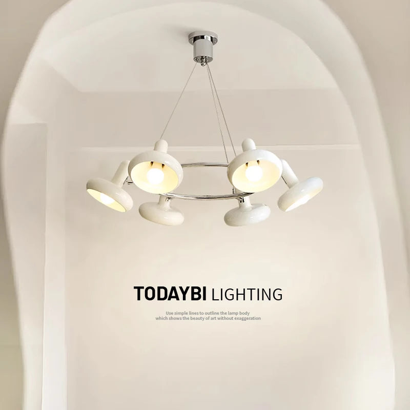 lustre bauhaus led suspendu pour table à manger - vue 3 sur 8