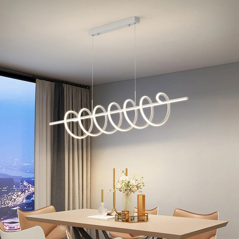 lustre moderne en led pour un éclairage élégant intérieur - vue 3 sur 18