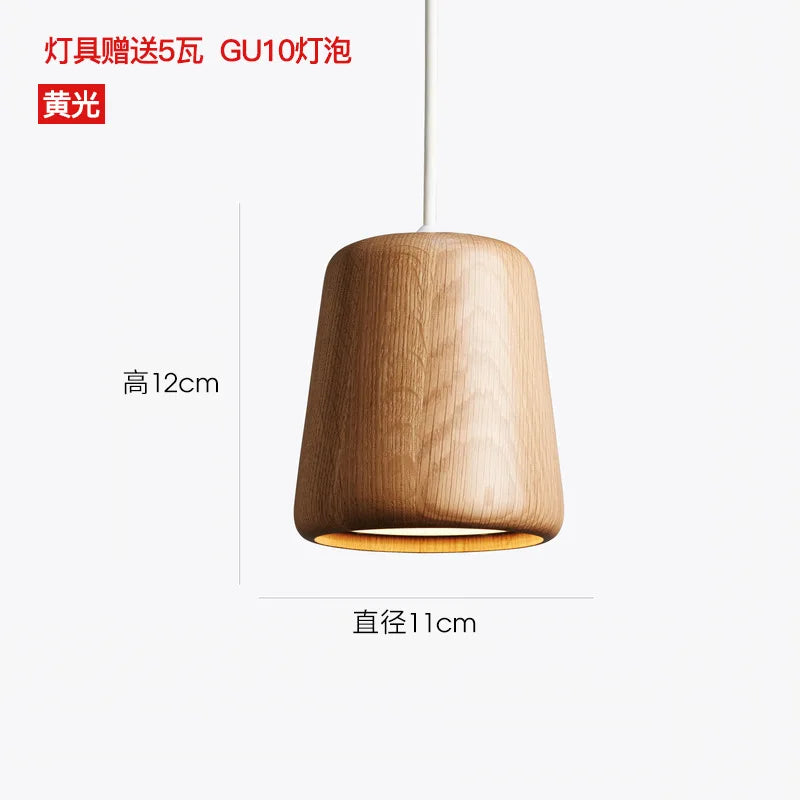 suspension nordique en bois massif design minimaliste pour intérieur